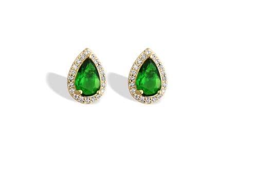 Brinco Gota Verde — Ref. BR2930031