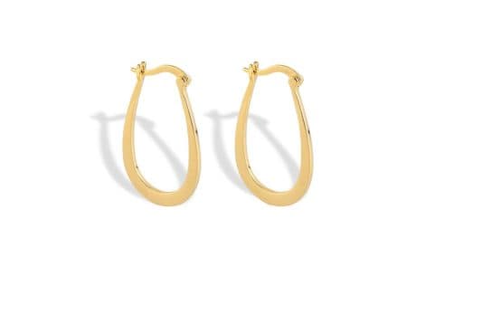 Brinco Argola Charneira Gota — Ref. BR3710000