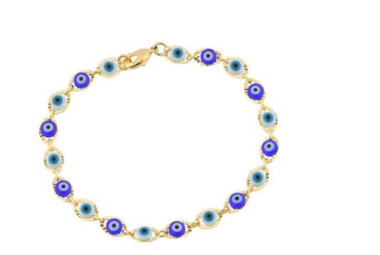 Pulseira Olho Grego Losango Coreano — Ref. PL0051814